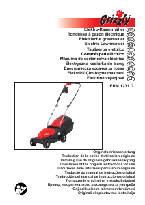 Manual Grizzly ERM 1231 G Lawn Mower