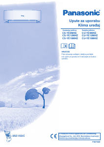 Priručnik Panasonic CS-YE12MKE Klimatizacijski uređaj