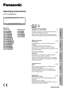 Kullanım kılavuzu Panasonic CS-Z12SKEW Klima