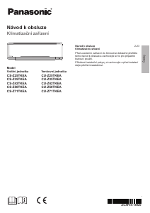 Manuál Panasonic CS-Z25TKEA Klimatizace