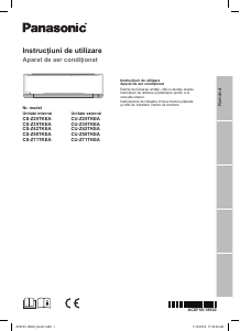 Manual Panasonic CS-Z42TKEA Aer condiționat