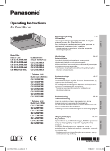 Brugsanvisning Panasonic CS-Z60UD3EAW Varmepumpe