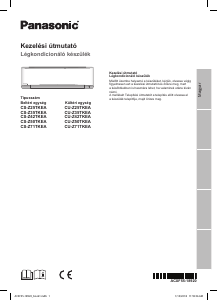 Használati útmutató Panasonic CS-Z71TKEA Légkondicionáló berendezés