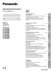 Manuale Panasonic CU-2E12SBE Condizionatore d’aria