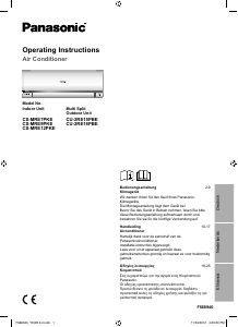 Εγχειρίδιο Panasonic CU-2RE15PBE Κλιματιστικό