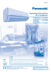 Manual Panasonic CU-2V14EKE Ar condicionado