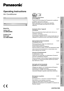 Manual Panasonic CU-3RE18SBE Air Conditioner