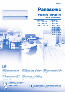 Käyttöohje Panasonic CU-CE12HKE Ilmastointilaite