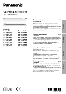 Manual de uso Panasonic CU-DZ35VKE Aire acondicionado