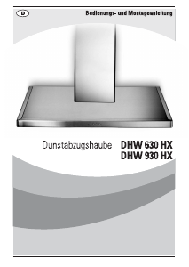 Bedienungsanleitung Domatix DHW 630 HX Dunstabzugshaube