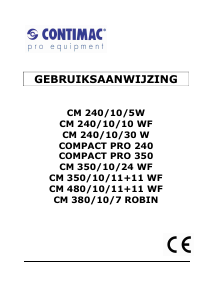 Handleiding Contimac CM 240/10/10 WF Compressor
