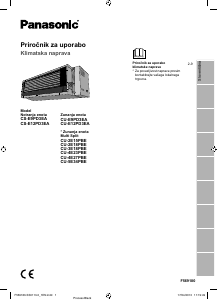 Priročnik Panasonic CU-E12PD3EA Klimatska naprava