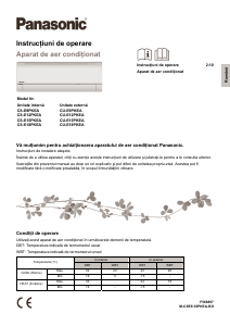Manual Panasonic CU-E12PKEA Aer condiționat