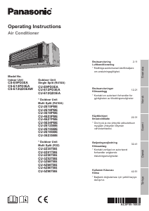 Bruksanvisning Panasonic CU-E12QD3EA Luftkonditionering