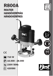 Bruksanvisning Best Tools R800A Överfräs