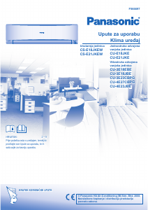 Priručnik Panasonic CU-E21JKE Klimatizacijski uređaj