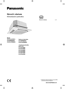 Manuál Panasonic CU-E9PB4EA Klimatizace