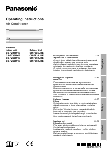 Kullanım kılavuzu Panasonic CU-FZ60UKE Klima