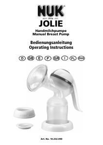 Manual NUK JOLIE Breast Pump