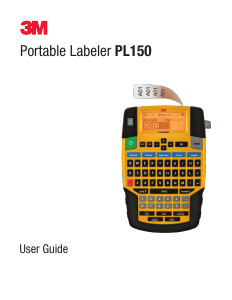 Manual 3M PL150 Label Printer