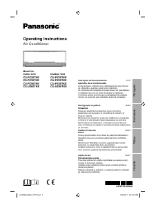 Manual Panasonic CU-PZ25TKE Ar condicionado