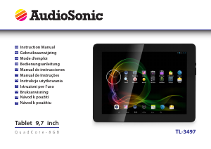 Návod AudioSonic TL-3497 Tablet