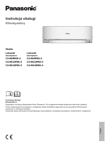 Instrukcja Panasonic CU-RE12PKE3 Klimatyzator