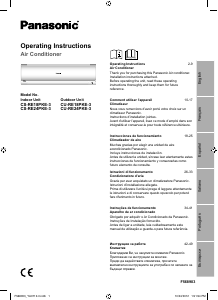 Manual de uso Panasonic CU-RE18PKE3 Aire acondicionado