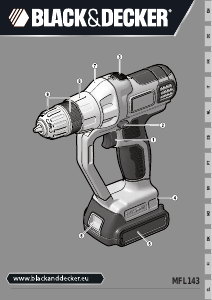 Εγχειρίδιο Black and Decker MFL143 Πολυεργαλείο