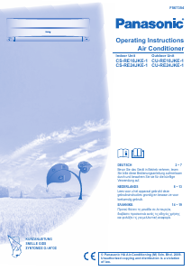 Bedienungsanleitung Panasonic CU-RE24JKE1 Klimagerät