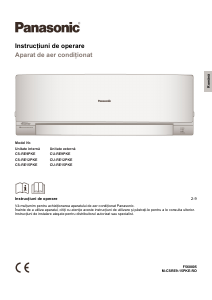 Manual Panasonic CU-RE9PKE Aer condiționat