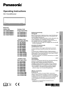 Manuale Panasonic CU-TZ25TKE1 Condizionatore d’aria