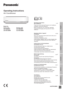 Manual de uso Panasonic CU-VZ12SKE Aire acondicionado