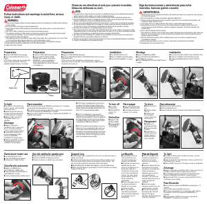 Handleiding Coleman BlackCat Kachel