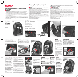 Manual de uso Coleman ProCat Calefactor