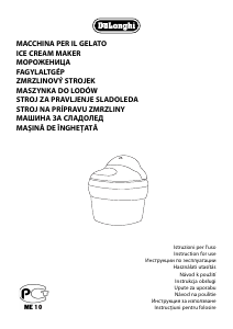 Manuale DeLonghi Il Gelataio IC8500 Macchina del gelato