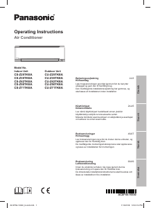 Bruksanvisning Panasonic CU-Z42TKE Luftkonditionering