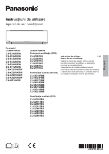 Manual Panasonic CU-Z50VKE Aer condiționat