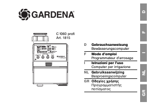 Handleiding Gardena C 1060 profi Besproeiingscomputer