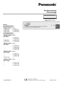 Bruksanvisning Panasonic S-100PK1E5A Klimaanlegg