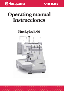 Manual Husqvarna-Viking Huskylock 90 Sewing Machine