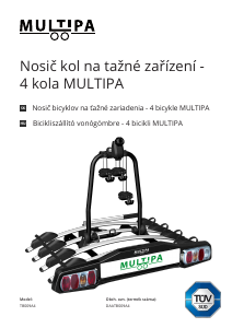 Návod Multipa TB009A4 Nosič na bicykel