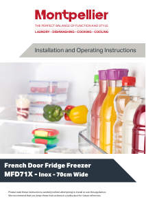 Manual Montpellier MFD71X Fridge-Freezer