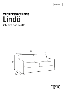 Manual Mio Lindo Lux Canapea extensibilă