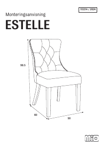 Bruksanvisning Mio Estelle Stol