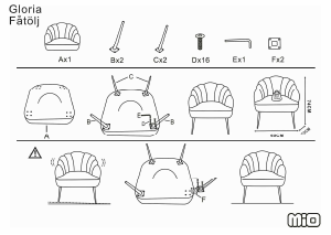 Bruksanvisning Mio Gloria Fåtölj