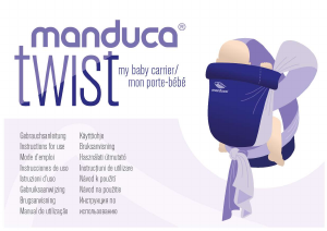 Manual de uso Manduca Twist Portabebés