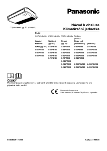 Manuál Panasonic S-140PT1E5 Klimatizace