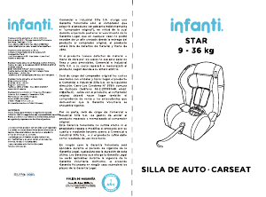 Manual de uso Infanti Star Asiento para bebé