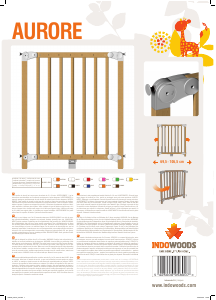 Instrukcja Indowoods Aurore Bramka barierka